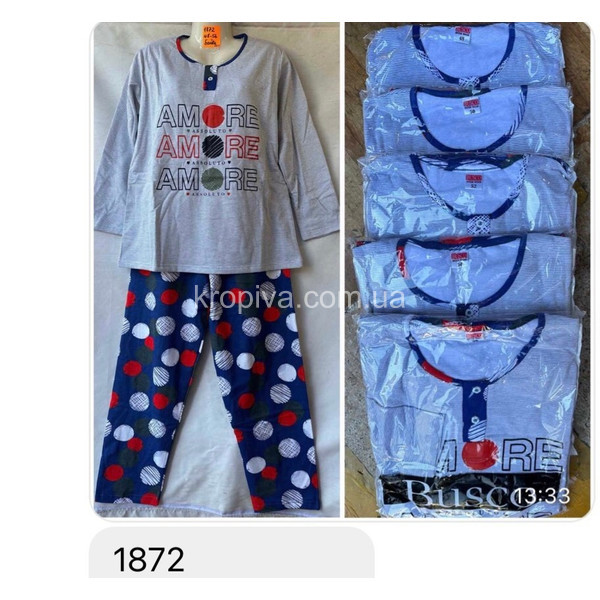Жіноча піжама напівбатал узбек оптом 261023-605