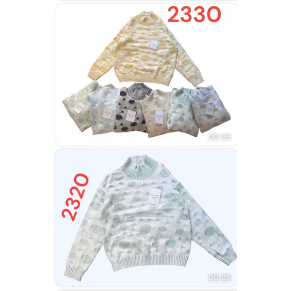 Женский свитер норма микс оптом 301023-624
