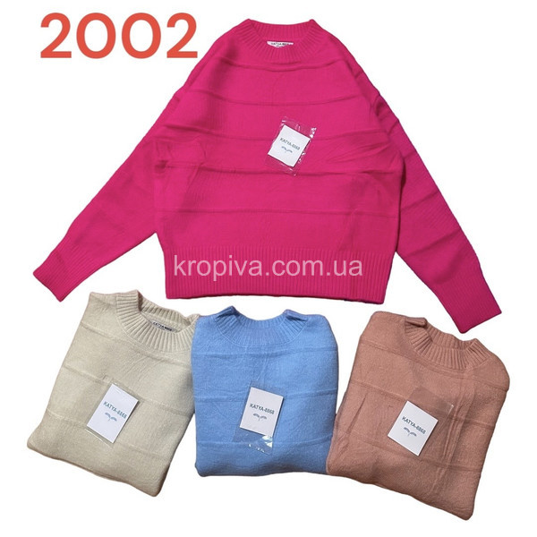 Женский свитер 2002 норма микс оптом 031123-286