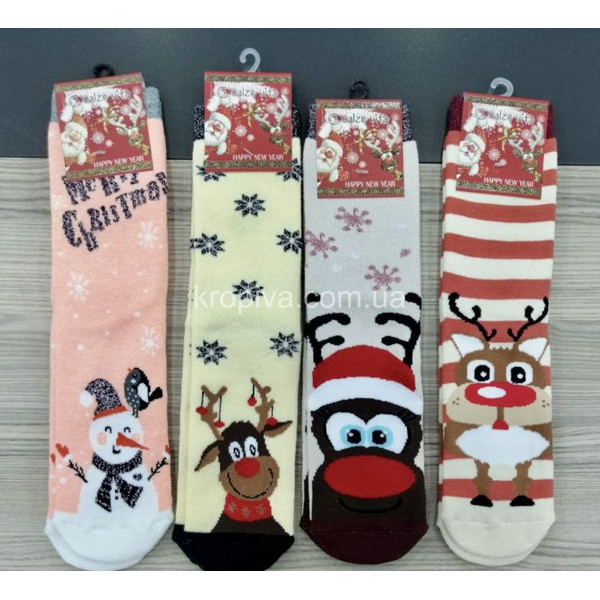 Жіночі шкарпетки новорічні кальце Віта Туреччина оптом 181123-631