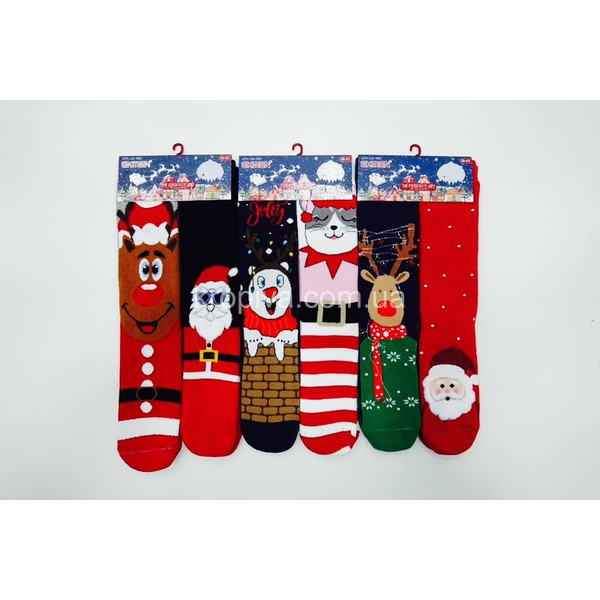 Жіночі шкарпетки новорічні Екмен Туреччина оптом  (041223-683)