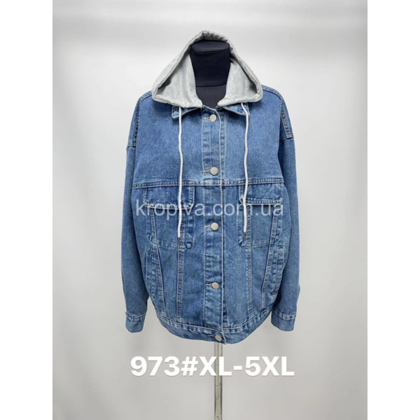 Женская куртка джинс норма оптом 270124-648