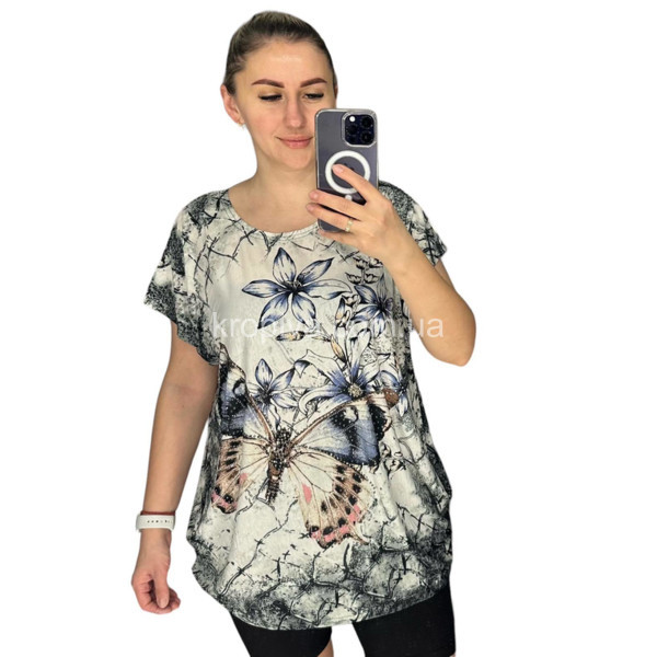 Жіноча футболка холодок олія 6589 оптом  (270224-706)
