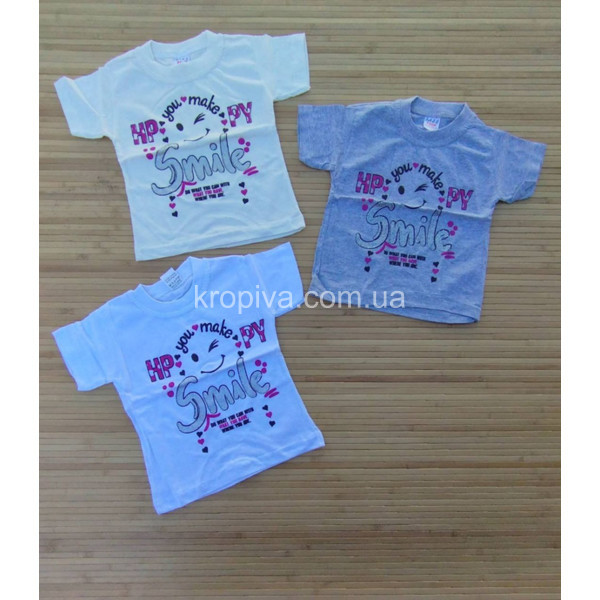 Детская футболка кулир 1-3 года Турция оптом  (110324-673)