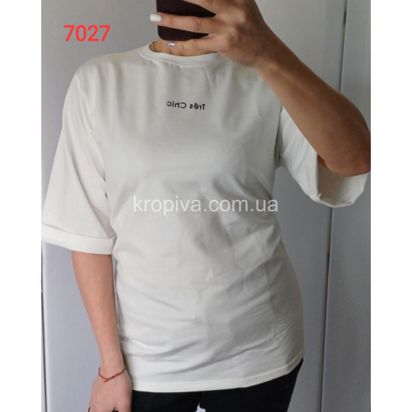 Жіноча футболка норма оптом 190324-255