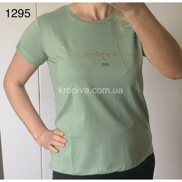 Женская футболка норма оптом  (190324-275)