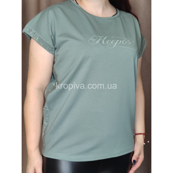 Жіноча футболка напівбатал мікс оптом 190424-145
