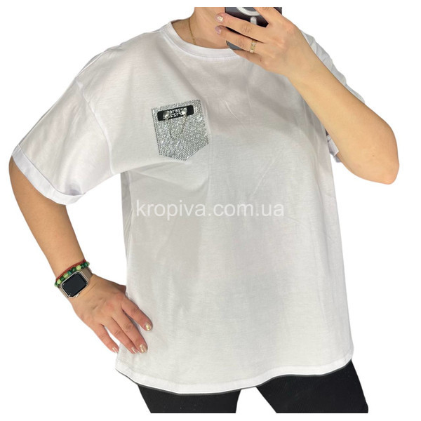 Жіноча футболка 54012 батал оптом  (240424-613)