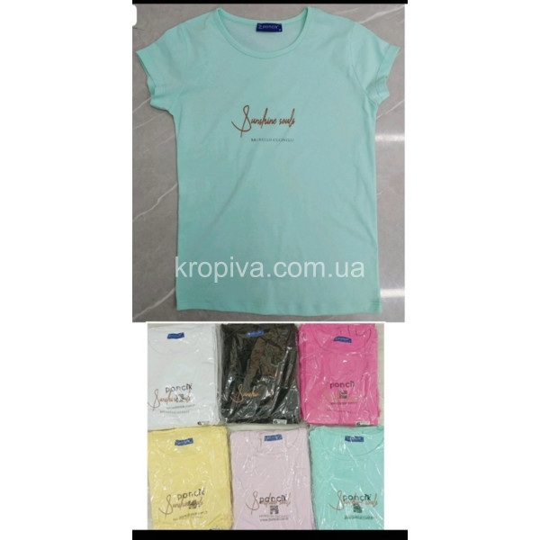 Жіноча футболка норма Туреччина оптом 040524-760
