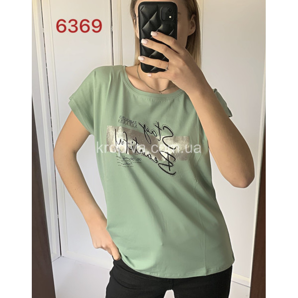 Жіноча футболка норма мікс оптом  (030524-553)