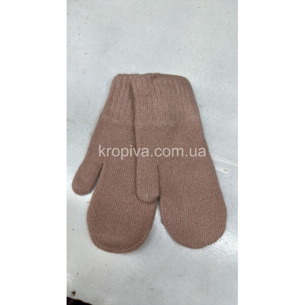 Варежки женские 46849 ангора/шерсть оптом 251024-663