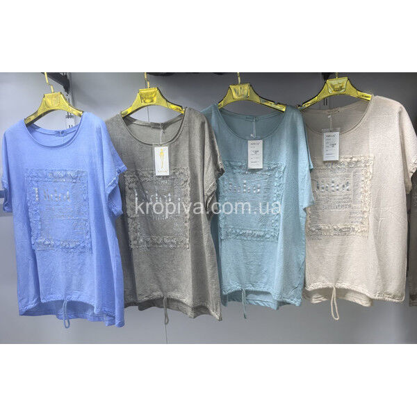 Женская футболка 162 батал оптом 010425-071