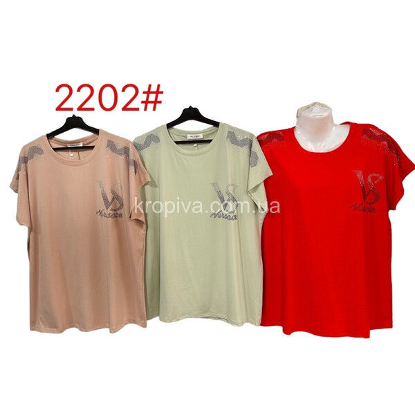 Женская футболка норма микс оптом 050425-373