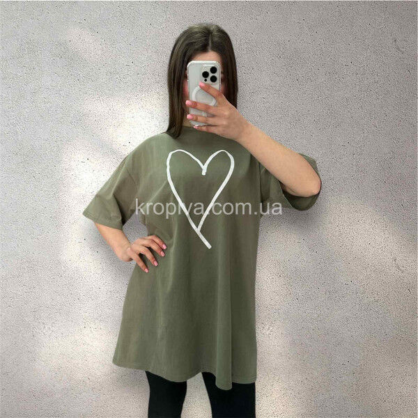 Женская футболка/платье 25080 оптом 170425-792