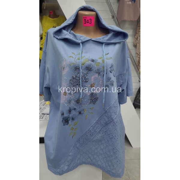 Женская футболка 303 батал микс оптом 040525-004