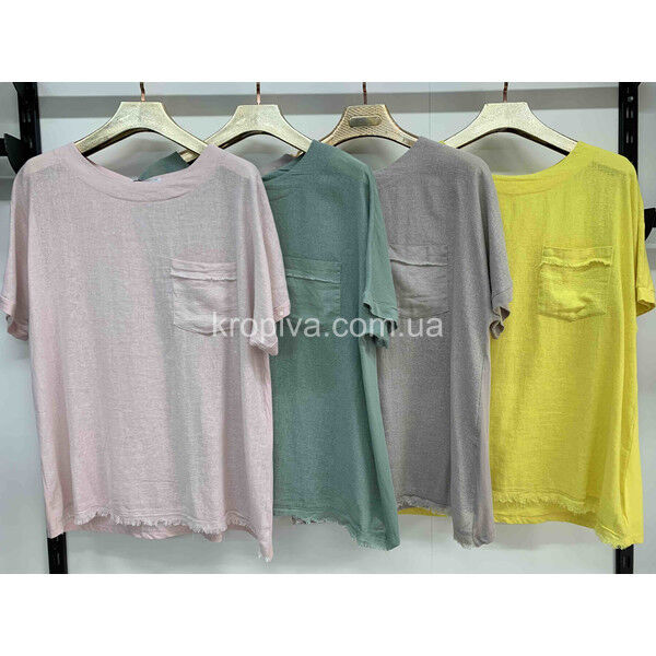 Жіноча футболка 7653 батал оптом 040525-0190