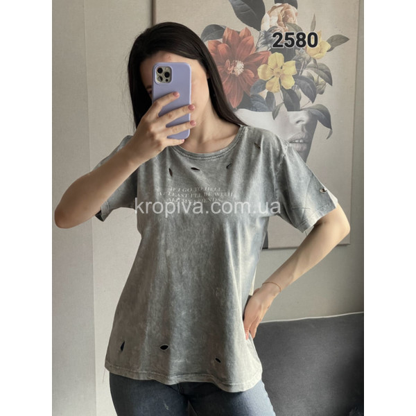 Женская футболка 2580  оптом 050525-156