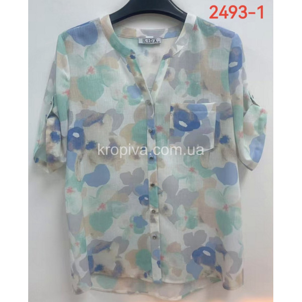 Женская блуза 2493-1 батал оптом 090525-065