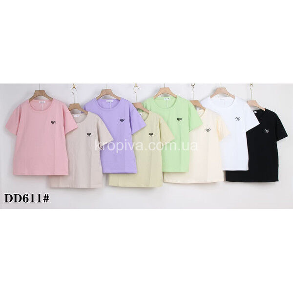 Женская футболка DD 611 норма микс оптом 140525-015