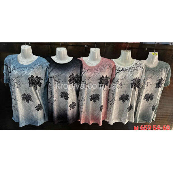 Женские футболки батал микс оптом 170525-28