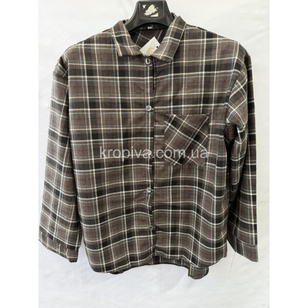 Женская рубашка батал оптом 050725-105