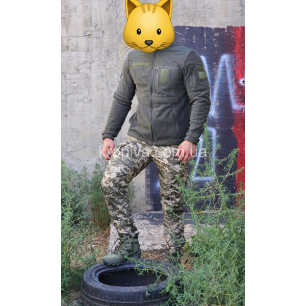 Кофта тактическая на змейке флис для ЗСУ оптом 020825-619