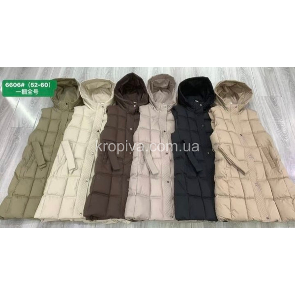 Женская жилетка батал осень/весна оптом 240825-637