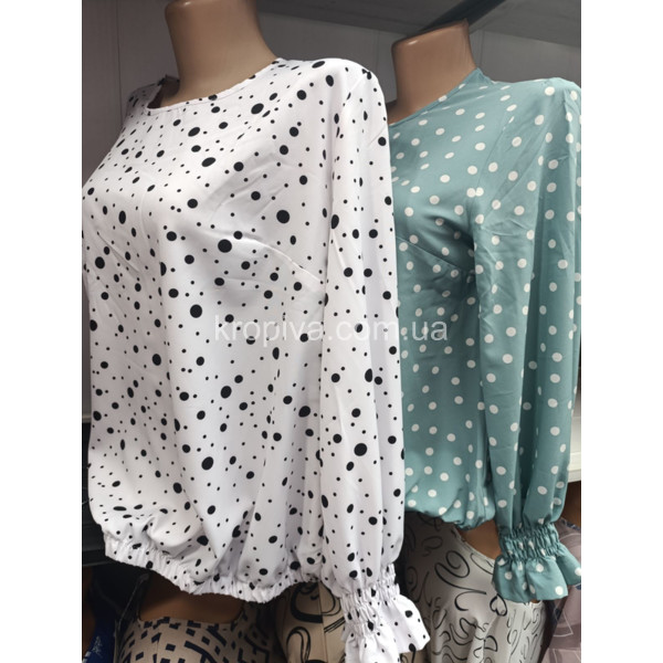 Жіноча блузка 585 напівбатал оптом 240825-756