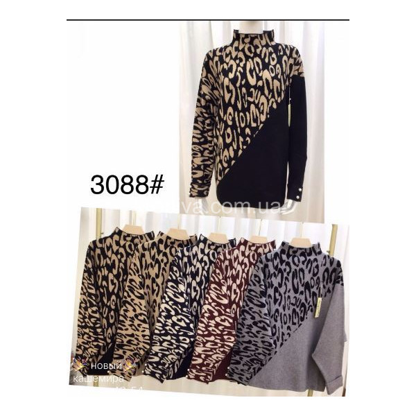 Женская кофта 3088 полубатал микс оптом 290825-066