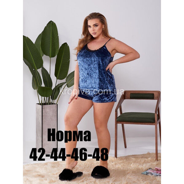 Женская пижама велюр оптом 040925-730