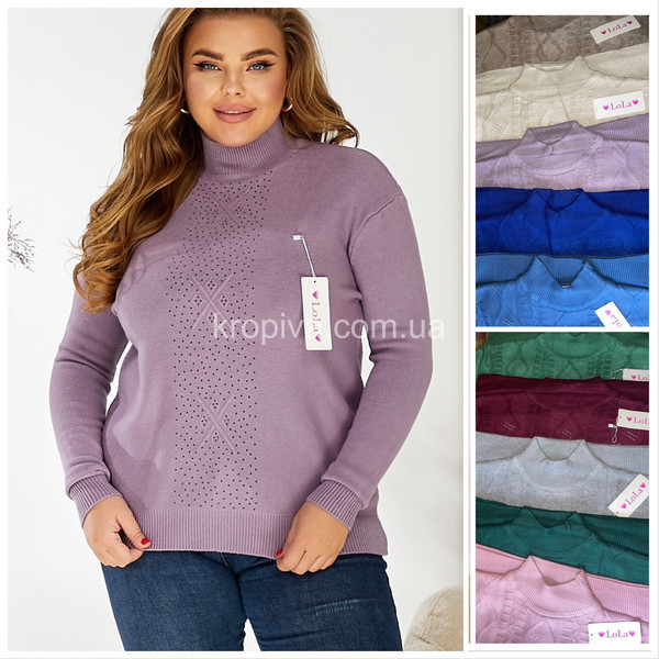 Женский свитер батал микс оптом 140925-0124