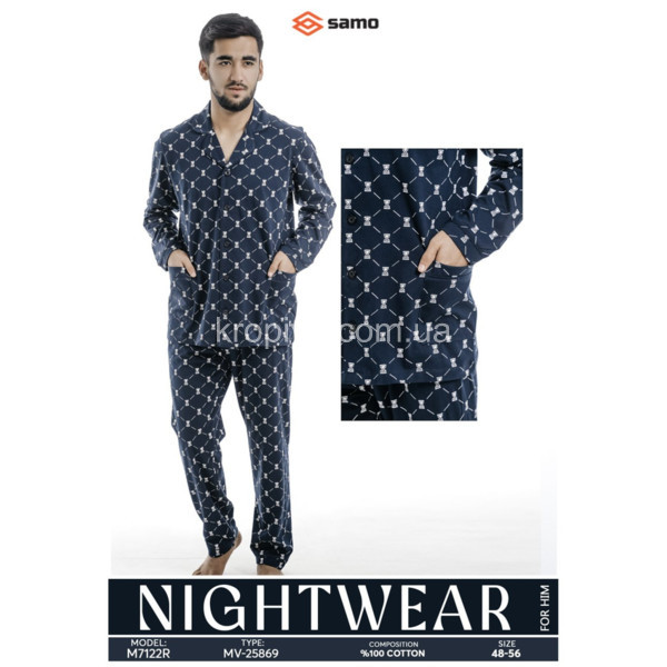 Мужская пижама Samo 7122 норма оптом 240925-0108