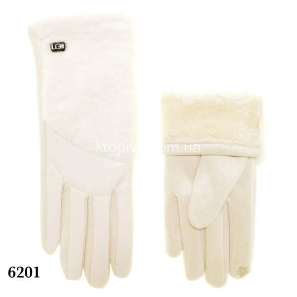 Перчатки женские 6201 ПЖМ микс оптом 261025-667