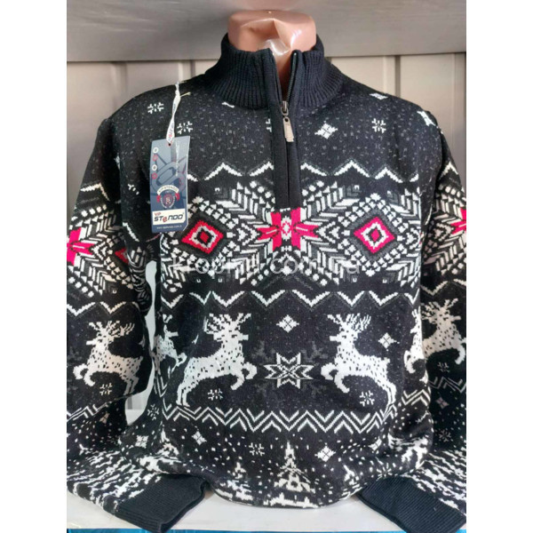 Мужской свитер батал Турция VIPSTENDO оптом 291025-668