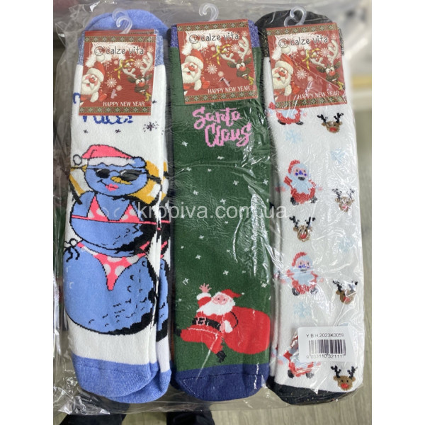 Женские носки новогодние оптом 291025-754