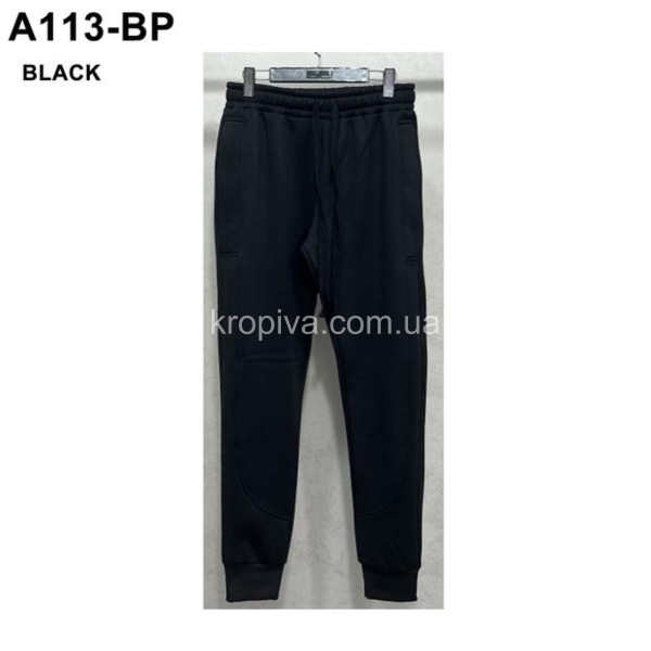Мужские спортивные штаны на флисе норма оптом 011125-612