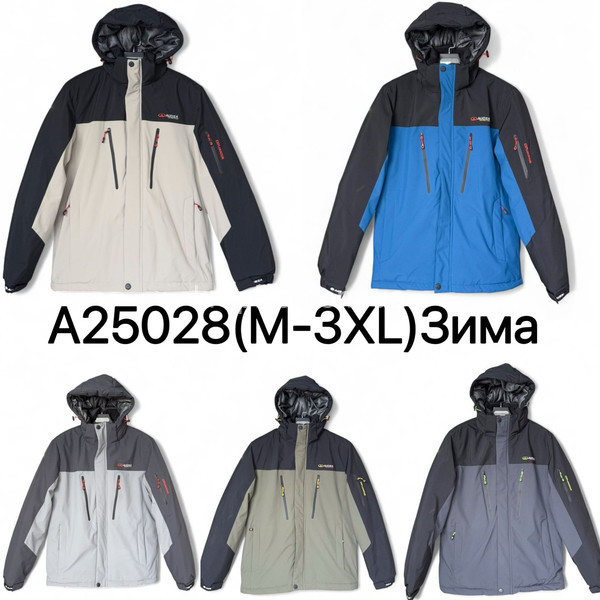 Чоловіча куртка термо норма зима оптом 061125-604