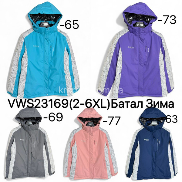 Жіноча куртка термо батал зима оптом 061125-655