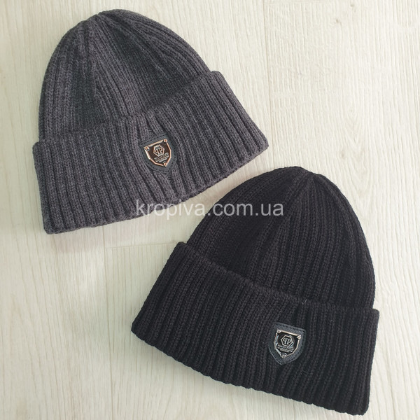 Чоловіча шапка на флісі мікс оптом 061125-665