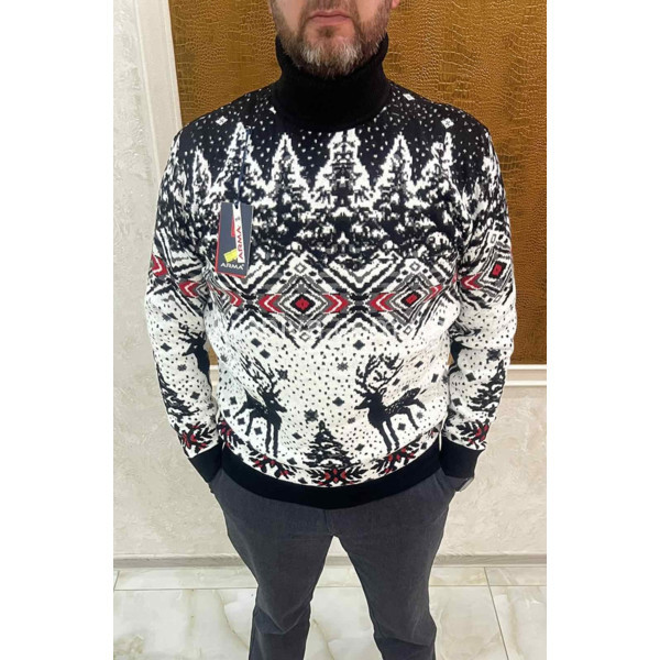 Мужской свитер норма зима Турция оптом 081125-611