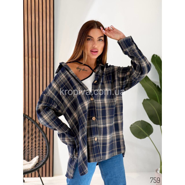 Жіноча сорочка 759 котон оптом 091125-702
