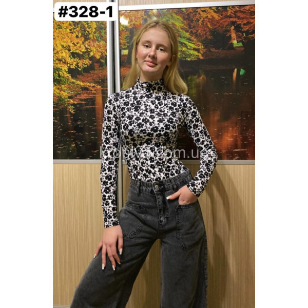 Женский гольф/боди 328 рубчик оптом 161125-616