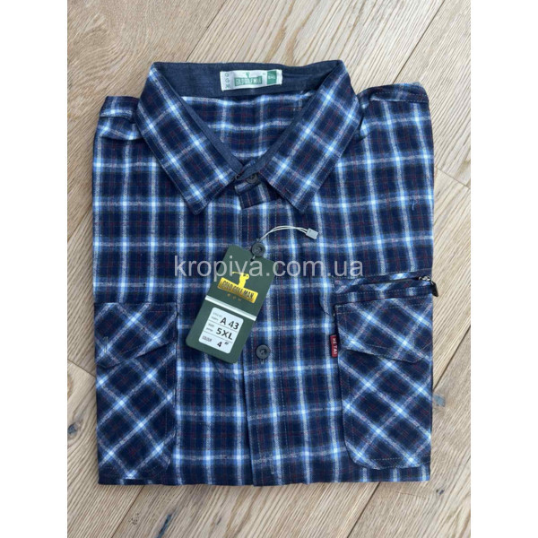 Мужская рубашка полубатал Турция оптом 211125-631