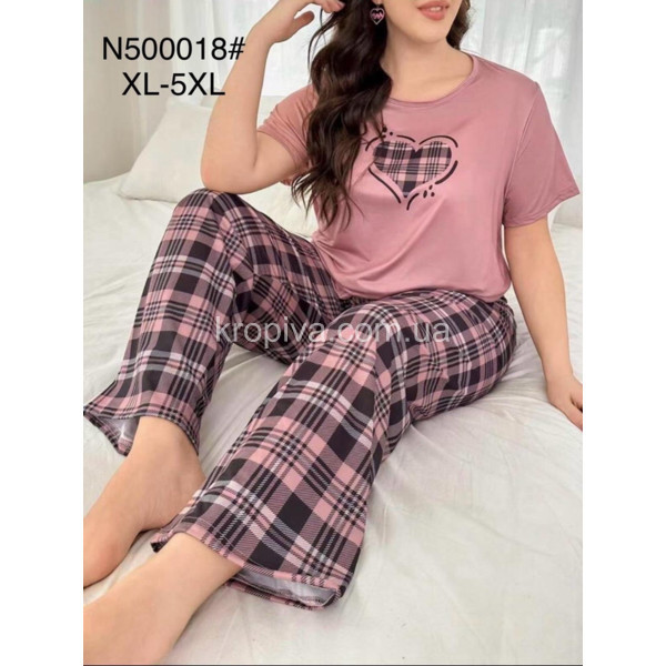 Женская пижама батал оптом 031225-16