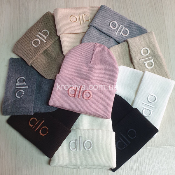 Женская шапка двойная микс оптом 031225-657