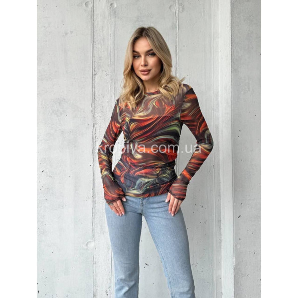 Жіночий стильний лонгслів 1469 оптом 090126-137