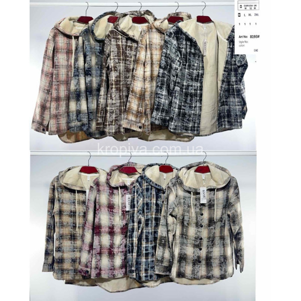 Женская рубашка норма оптом 110126-023
