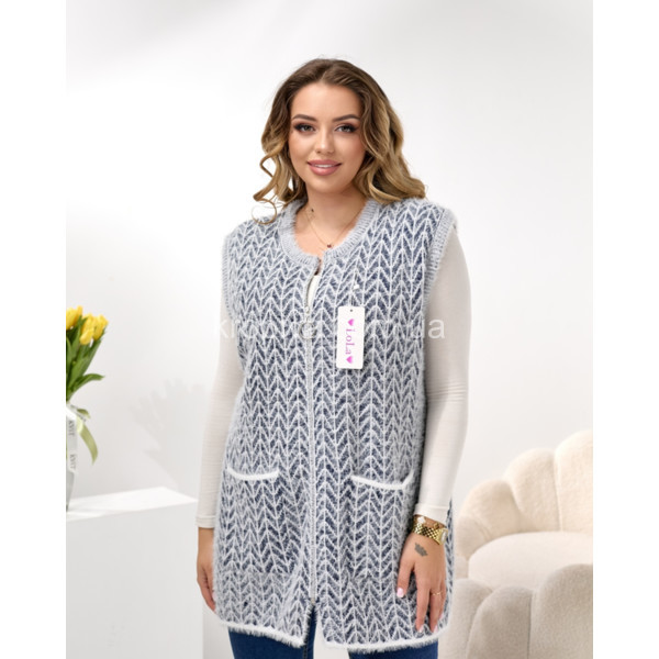 Женская жилетка батал оптом 240126-0124