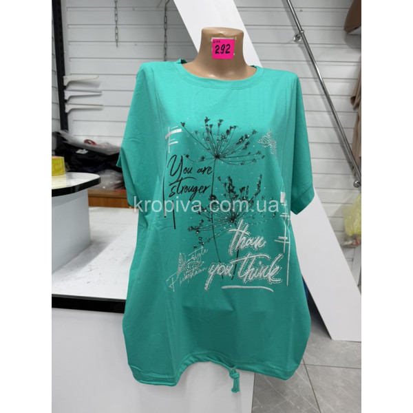 Женская футболка 292 батал микс оптом 010226-0128