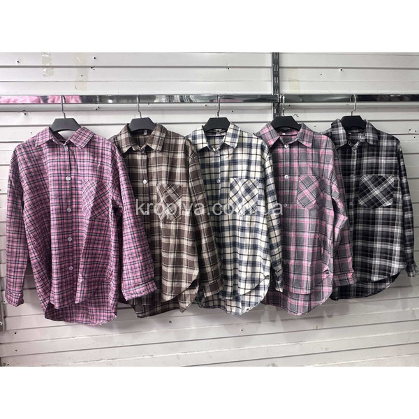 Женская рубашка норма фланель оптом 080226-730